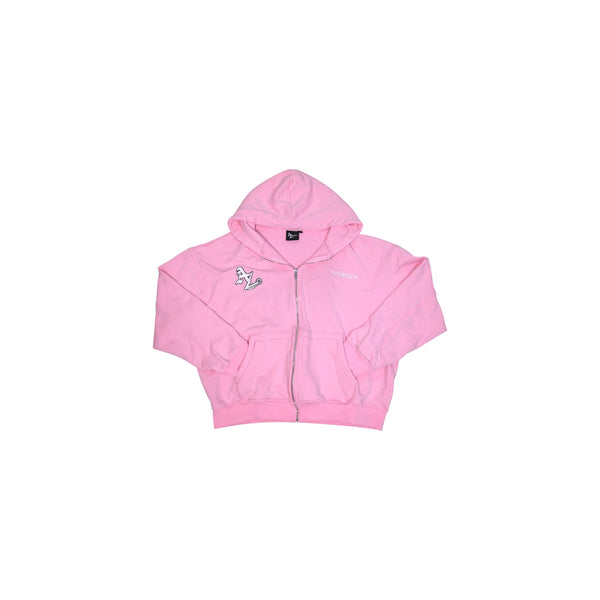 AFTER HOURS™️ ZIP UP PINK HOODIE