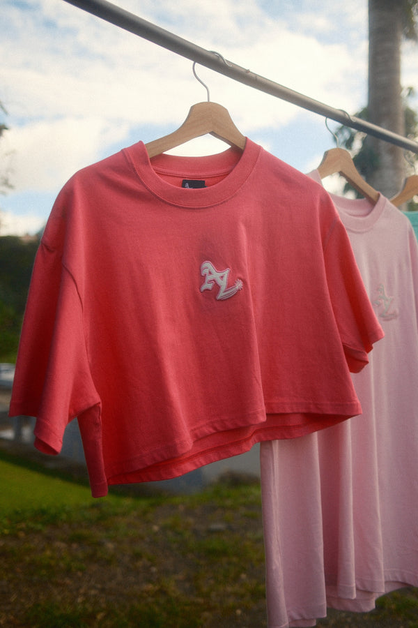 PINK CROP TOP