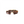 Sunglasses with gold frame and brown lenses on a white background